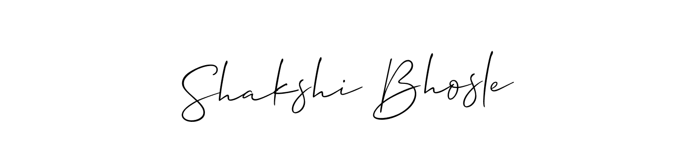 Similarly Allison_Script is the best handwritten signature design. Signature creator online .You can use it as an online autograph creator for name Shakshi Bhosle. Shakshi Bhosle signature style 2 images and pictures png
