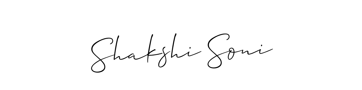 This is the best signature style for the Shakshi Soni name. Also you like these signature font (Allison_Script). Mix name signature. Shakshi Soni signature style 2 images and pictures png