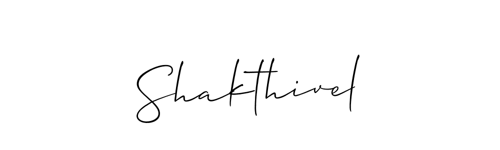 You should practise on your own different ways (Allison_Script) to write your name (Shakthivel) in signature. don't let someone else do it for you. Shakthivel signature style 2 images and pictures png
