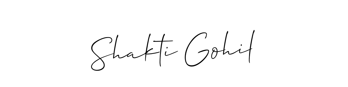 Best and Professional Signature Style for Shakti Gohil. Allison_Script Best Signature Style Collection. Shakti Gohil signature style 2 images and pictures png