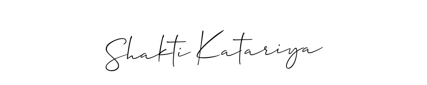 Best and Professional Signature Style for Shakti Katariya. Allison_Script Best Signature Style Collection. Shakti Katariya signature style 2 images and pictures png