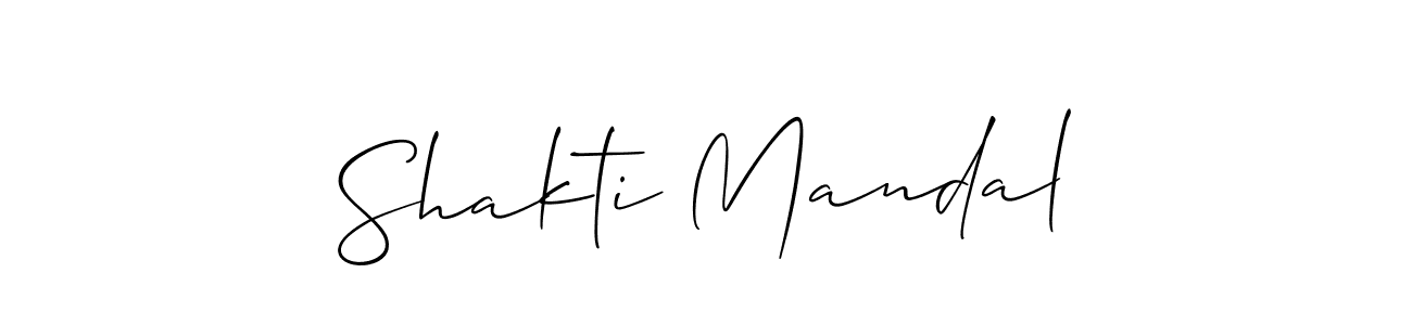How to make Shakti Mandal signature? Allison_Script is a professional autograph style. Create handwritten signature for Shakti Mandal name. Shakti Mandal signature style 2 images and pictures png