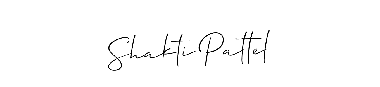 Make a short Shakti Pattel signature style. Manage your documents anywhere anytime using Allison_Script. Create and add eSignatures, submit forms, share and send files easily. Shakti Pattel signature style 2 images and pictures png