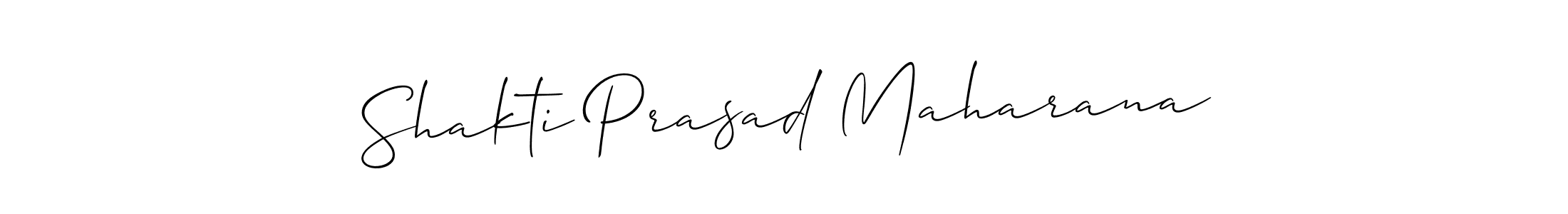 You should practise on your own different ways (Allison_Script) to write your name (Shakti Prasad Maharana) in signature. don't let someone else do it for you. Shakti Prasad Maharana signature style 2 images and pictures png