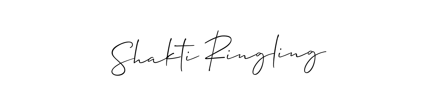 Also You can easily find your signature by using the search form. We will create Shakti Ringling name handwritten signature images for you free of cost using Allison_Script sign style. Shakti Ringling signature style 2 images and pictures png