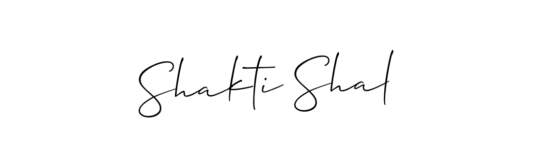 Make a beautiful signature design for name Shakti Shal. Use this online signature maker to create a handwritten signature for free. Shakti Shal signature style 2 images and pictures png