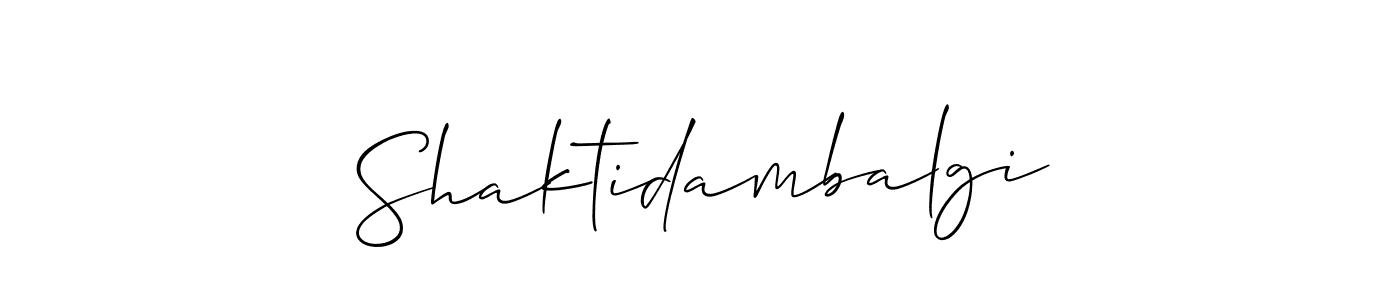 Make a short Shaktidambalgi signature style. Manage your documents anywhere anytime using Allison_Script. Create and add eSignatures, submit forms, share and send files easily. Shaktidambalgi signature style 2 images and pictures png