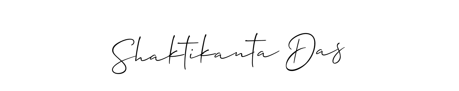 Create a beautiful signature design for name Shaktikanta Das. With this signature (Allison_Script) fonts, you can make a handwritten signature for free. Shaktikanta Das signature style 2 images and pictures png