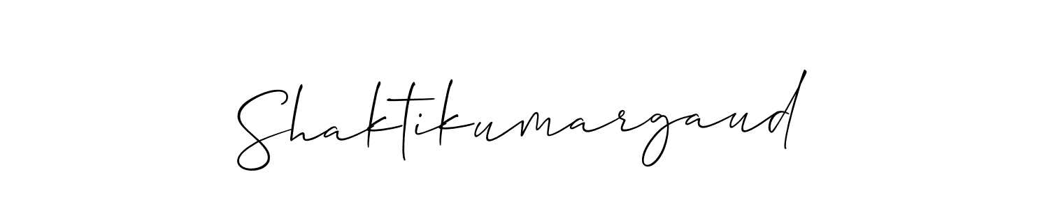 The best way (Allison_Script) to make a short signature is to pick only two or three words in your name. The name Shaktikumargaud include a total of six letters. For converting this name. Shaktikumargaud signature style 2 images and pictures png