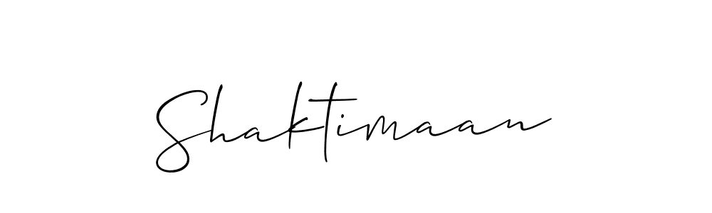 How to make Shaktimaan name signature. Use Allison_Script style for creating short signs online. This is the latest handwritten sign. Shaktimaan signature style 2 images and pictures png