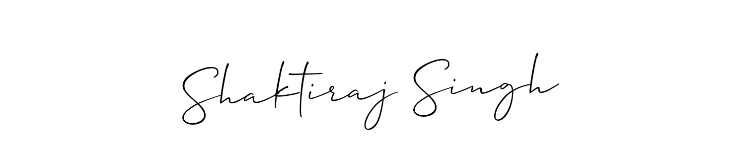 Design your own signature with our free online signature maker. With this signature software, you can create a handwritten (Allison_Script) signature for name Shaktiraj Singh. Shaktiraj Singh signature style 2 images and pictures png