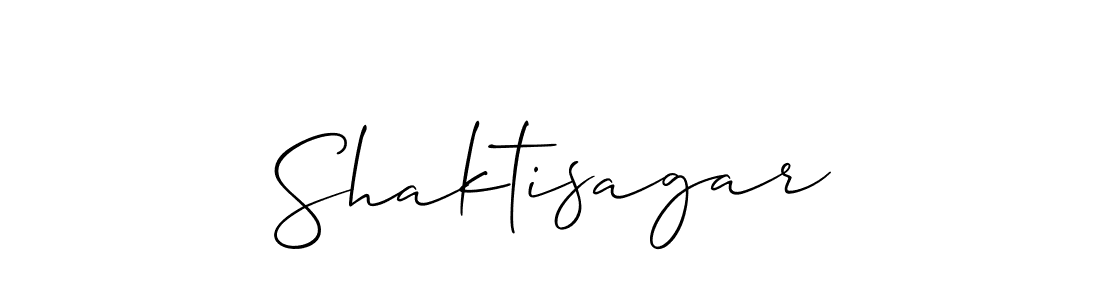 It looks lik you need a new signature style for name Shaktisagar. Design unique handwritten (Allison_Script) signature with our free signature maker in just a few clicks. Shaktisagar signature style 2 images and pictures png
