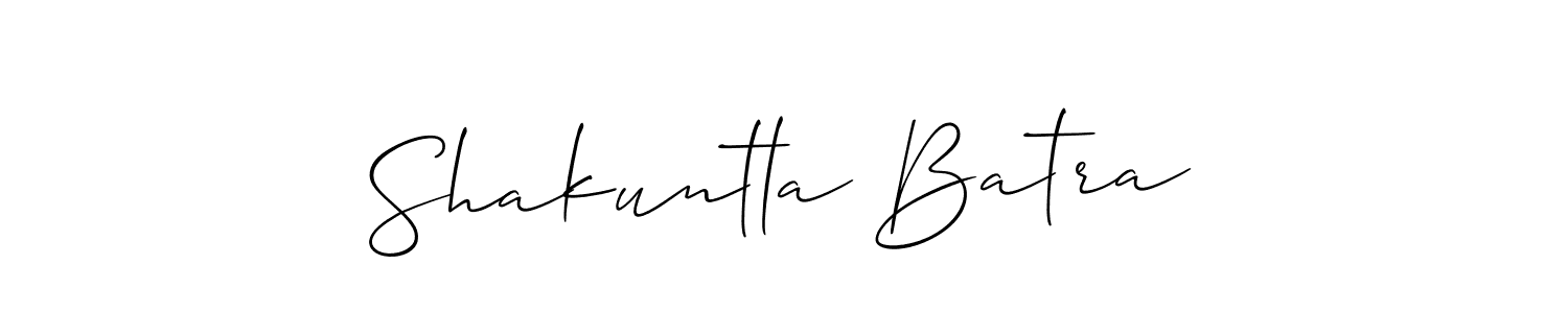 How to Draw Shakuntla Batra signature style? Allison_Script is a latest design signature styles for name Shakuntla Batra. Shakuntla Batra signature style 2 images and pictures png