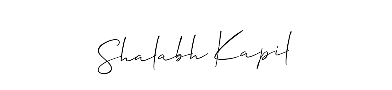 Best and Professional Signature Style for Shalabh Kapil. Allison_Script Best Signature Style Collection. Shalabh Kapil signature style 2 images and pictures png