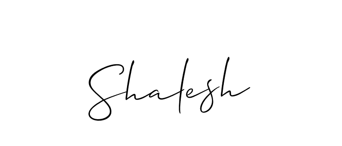 It looks lik you need a new signature style for name Shalesh. Design unique handwritten (Allison_Script) signature with our free signature maker in just a few clicks. Shalesh signature style 2 images and pictures png