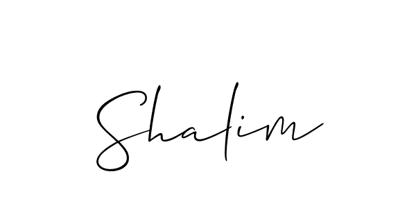 You should practise on your own different ways (Allison_Script) to write your name (Shalim) in signature. don't let someone else do it for you. Shalim signature style 2 images and pictures png