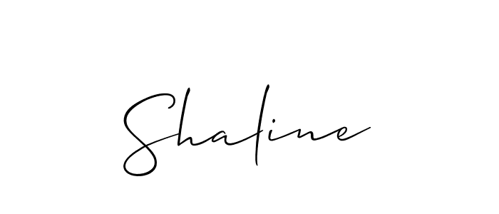 Also we have Shaline name is the best signature style. Create professional handwritten signature collection using Allison_Script autograph style. Shaline signature style 2 images and pictures png