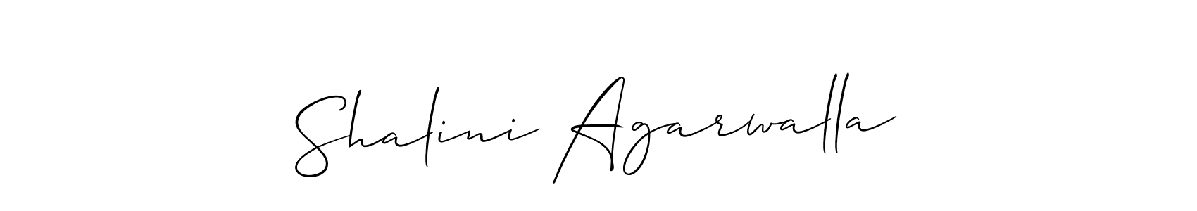 Also You can easily find your signature by using the search form. We will create Shalini Agarwalla name handwritten signature images for you free of cost using Allison_Script sign style. Shalini Agarwalla signature style 2 images and pictures png