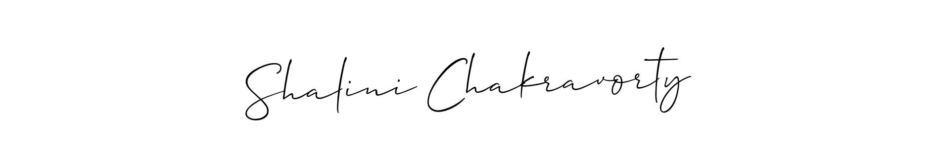 Make a beautiful signature design for name Shalini Chakravorty. Use this online signature maker to create a handwritten signature for free. Shalini Chakravorty signature style 2 images and pictures png