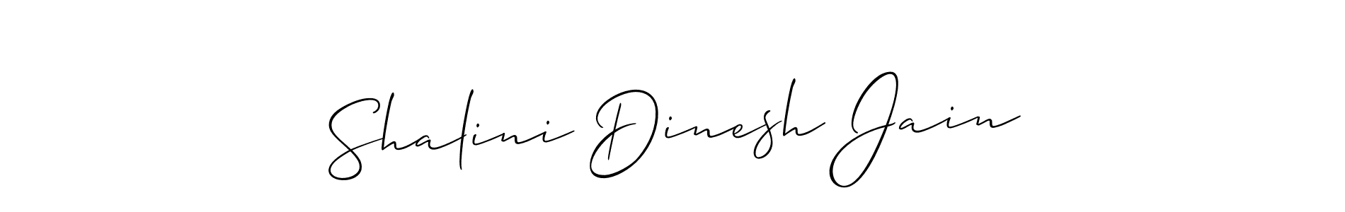if you are searching for the best signature style for your name Shalini Dinesh Jain. so please give up your signature search. here we have designed multiple signature styles  using Allison_Script. Shalini Dinesh Jain signature style 2 images and pictures png