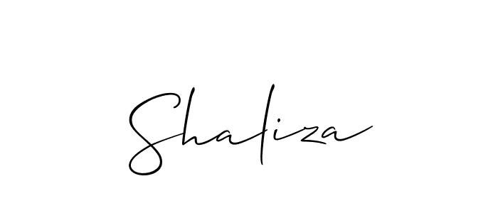 It looks lik you need a new signature style for name Shaliza. Design unique handwritten (Allison_Script) signature with our free signature maker in just a few clicks. Shaliza signature style 2 images and pictures png