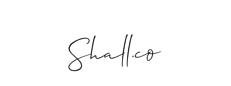 Also we have Shall.co name is the best signature style. Create professional handwritten signature collection using Allison_Script autograph style. Shall.co signature style 2 images and pictures png