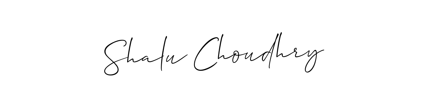 Similarly Allison_Script is the best handwritten signature design. Signature creator online .You can use it as an online autograph creator for name Shalu Choudhry. Shalu Choudhry signature style 2 images and pictures png