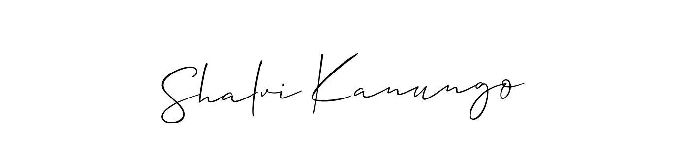 Best and Professional Signature Style for Shalvi Kanungo. Allison_Script Best Signature Style Collection. Shalvi Kanungo signature style 2 images and pictures png