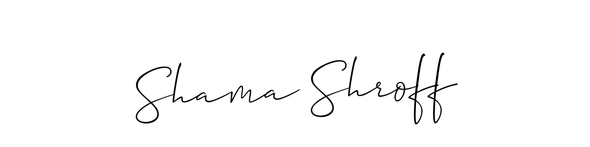 Make a short Shama Shroff signature style. Manage your documents anywhere anytime using Allison_Script. Create and add eSignatures, submit forms, share and send files easily. Shama Shroff signature style 2 images and pictures png