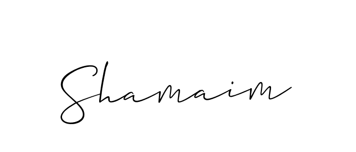 Also You can easily find your signature by using the search form. We will create Shamaim name handwritten signature images for you free of cost using Allison_Script sign style. Shamaim signature style 2 images and pictures png