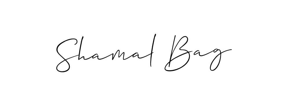 Once you've used our free online signature maker to create your best signature Allison_Script style, it's time to enjoy all of the benefits that Shamal Bag name signing documents. Shamal Bag signature style 2 images and pictures png