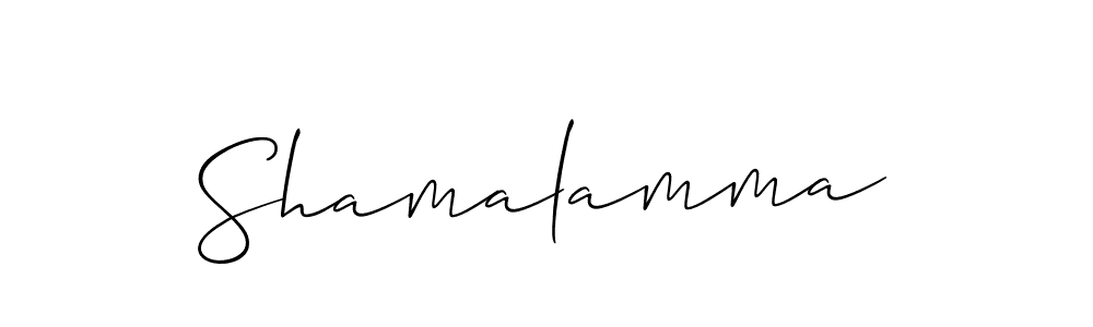 How to Draw Shamalamma signature style? Allison_Script is a latest design signature styles for name Shamalamma. Shamalamma signature style 2 images and pictures png