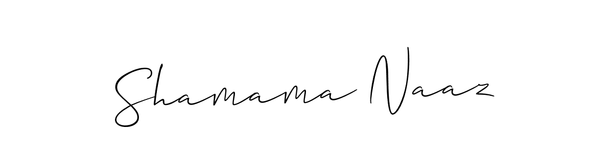 You can use this online signature creator to create a handwritten signature for the name Shamama Naaz. This is the best online autograph maker. Shamama Naaz signature style 2 images and pictures png