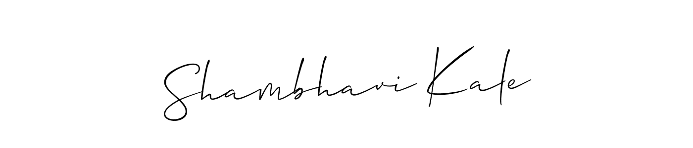 How to Draw Shambhavi Kale signature style? Allison_Script is a latest design signature styles for name Shambhavi Kale. Shambhavi Kale signature style 2 images and pictures png
