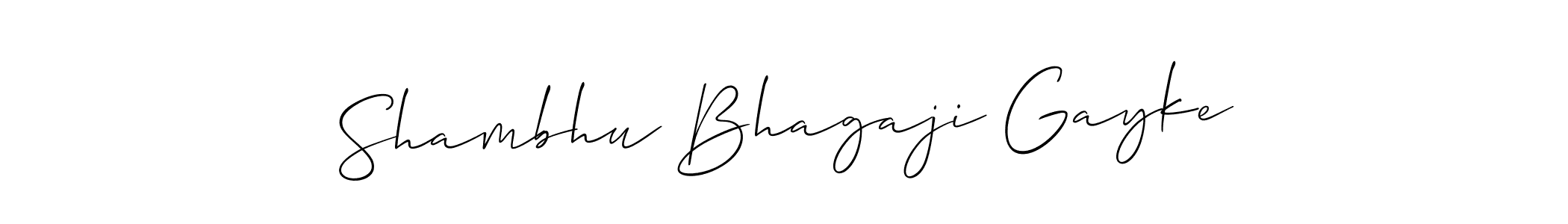 Once you've used our free online signature maker to create your best signature Allison_Script style, it's time to enjoy all of the benefits that Shambhu Bhagaji Gayke name signing documents. Shambhu Bhagaji Gayke signature style 2 images and pictures png