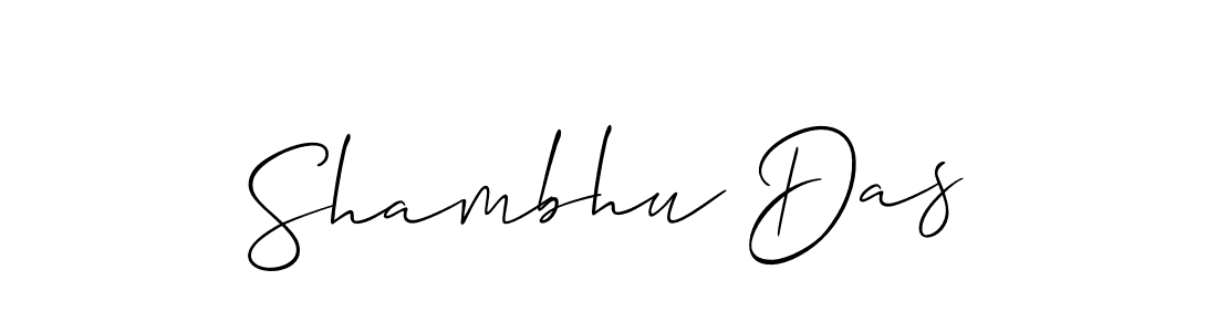 Make a beautiful signature design for name Shambhu Das. With this signature (Allison_Script) style, you can create a handwritten signature for free. Shambhu Das signature style 2 images and pictures png
