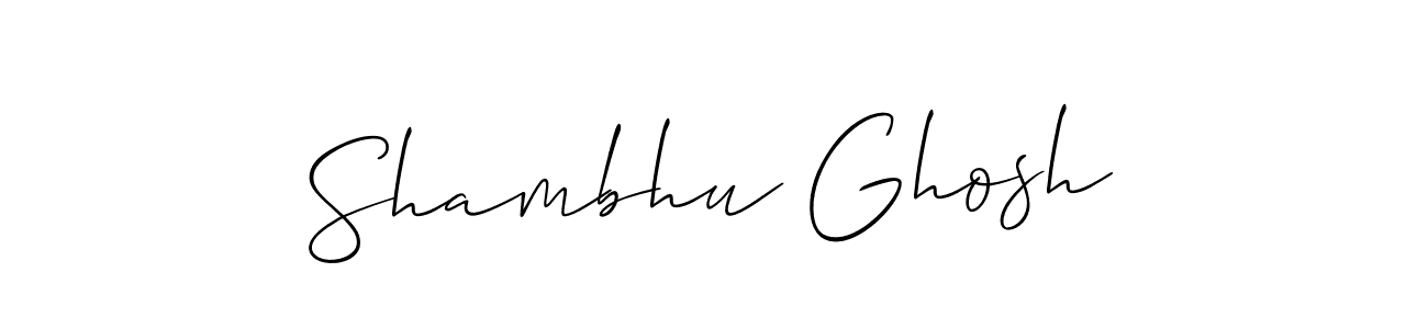 if you are searching for the best signature style for your name Shambhu Ghosh. so please give up your signature search. here we have designed multiple signature styles  using Allison_Script. Shambhu Ghosh signature style 2 images and pictures png