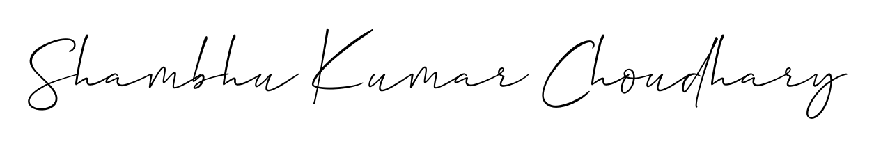 The Allison_Script typeface gives name Shambhu Kumar Choudhary a refined look. Suitable for certificates, diplomas, and official verification. Shambhu Kumar Choudhary signature style 2 images and pictures png