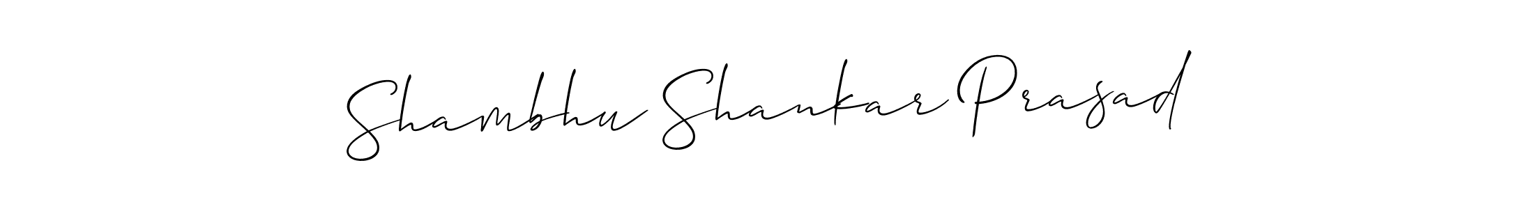 This is the best signature style for the Shambhu Shankar Prasad name. Also you like these signature font (Allison_Script). Mix name signature. Shambhu Shankar Prasad signature style 2 images and pictures png