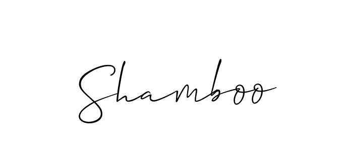 Best and Professional Signature Style for Shamboo. Allison_Script Best Signature Style Collection. Shamboo signature style 2 images and pictures png