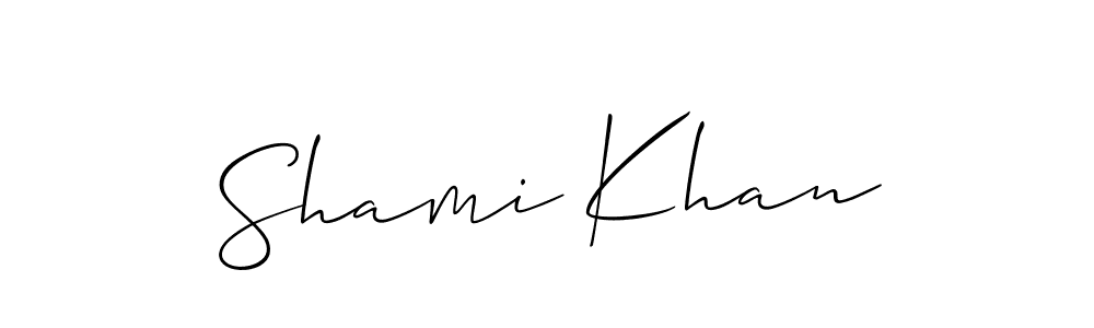 if you are searching for the best signature style for your name Shami Khan. so please give up your signature search. here we have designed multiple signature styles  using Allison_Script. Shami Khan signature style 2 images and pictures png