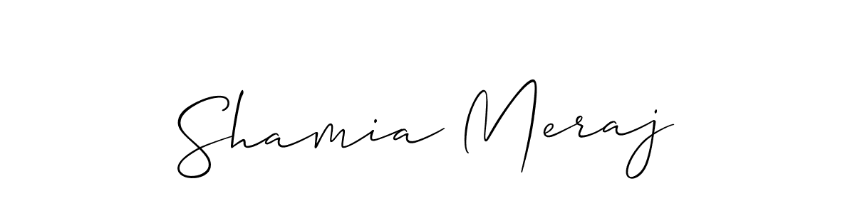 Best and Professional Signature Style for Shamia Meraj. Allison_Script Best Signature Style Collection. Shamia Meraj signature style 2 images and pictures png