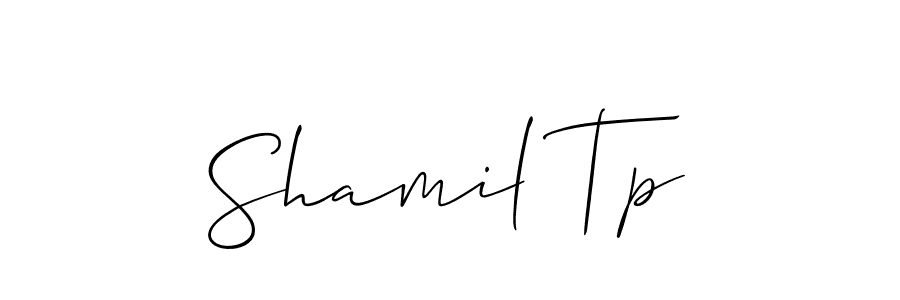 Best and Professional Signature Style for Shamil Tp. Allison_Script Best Signature Style Collection. Shamil Tp signature style 2 images and pictures png