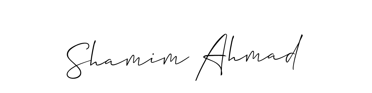 Make a short Shamim Ahmad signature style. Manage your documents anywhere anytime using Allison_Script. Create and add eSignatures, submit forms, share and send files easily. Shamim Ahmad signature style 2 images and pictures png