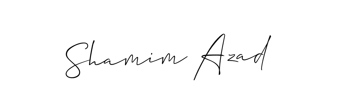 Make a beautiful signature design for name Shamim Azad. Use this online signature maker to create a handwritten signature for free. Shamim Azad signature style 2 images and pictures png