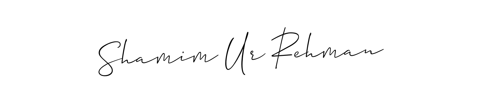 Make a beautiful signature design for name Shamim Ur Rehman. Use this online signature maker to create a handwritten signature for free. Shamim Ur Rehman signature style 2 images and pictures png