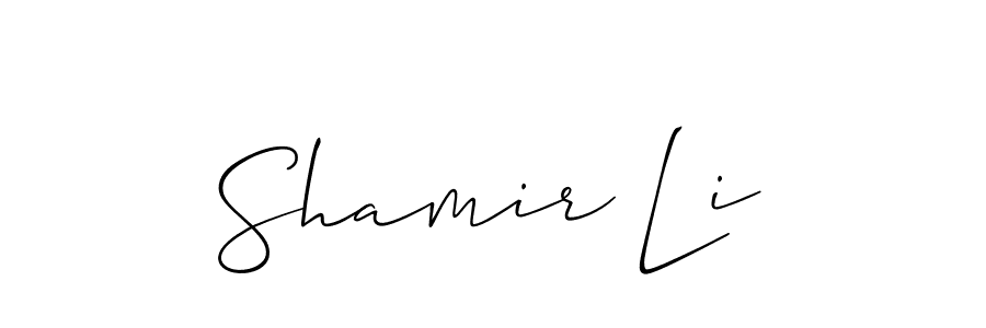 You can use this online signature creator to create a handwritten signature for the name Shamir Li. This is the best online autograph maker. Shamir Li signature style 2 images and pictures png