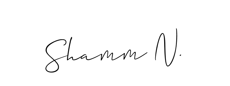 This is the best signature style for the Shamm N. name. Also you like these signature font (Allison_Script). Mix name signature. Shamm N. signature style 2 images and pictures png