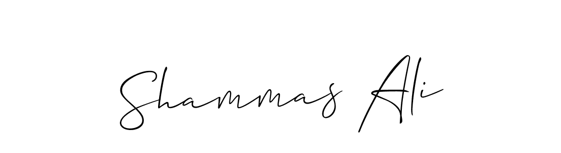 Also You can easily find your signature by using the search form. We will create Shammas Ali name handwritten signature images for you free of cost using Allison_Script sign style. Shammas Ali signature style 2 images and pictures png