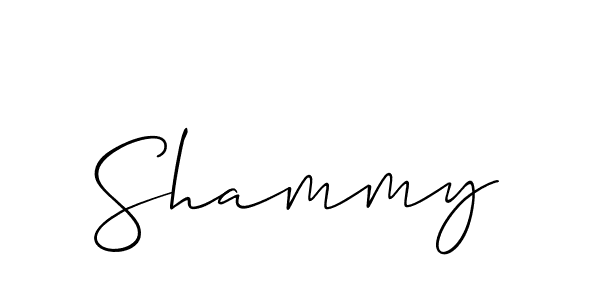 Shammy stylish signature style. Best Handwritten Sign (Allison_Script) for my name. Handwritten Signature Collection Ideas for my name Shammy. Shammy signature style 2 images and pictures png
